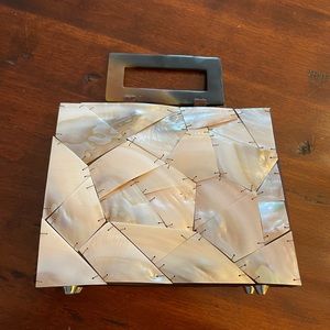 New Mother of Pearl Small Abstract Bag